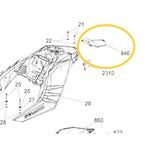 Seadoo Spark Glove Box Lid