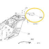 Seadoo Spark Glove Box Lid