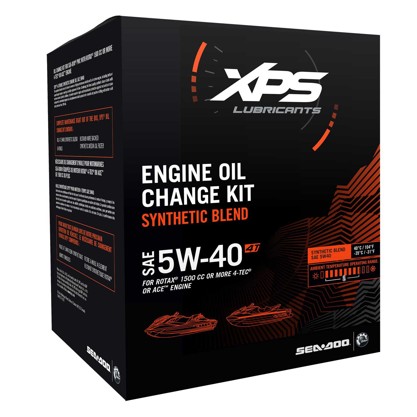 Seadoo Service Kit for - 1500 cc or more engine 4T 5W-40
